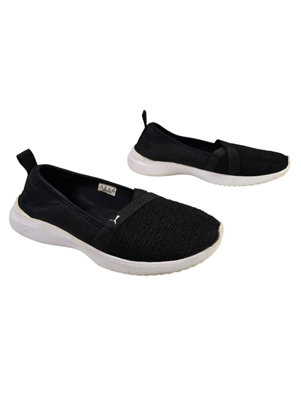 Puma SoftFoam+ Lightweight Slip-On Casual Shoes Sneakers Women's Size 10 Black